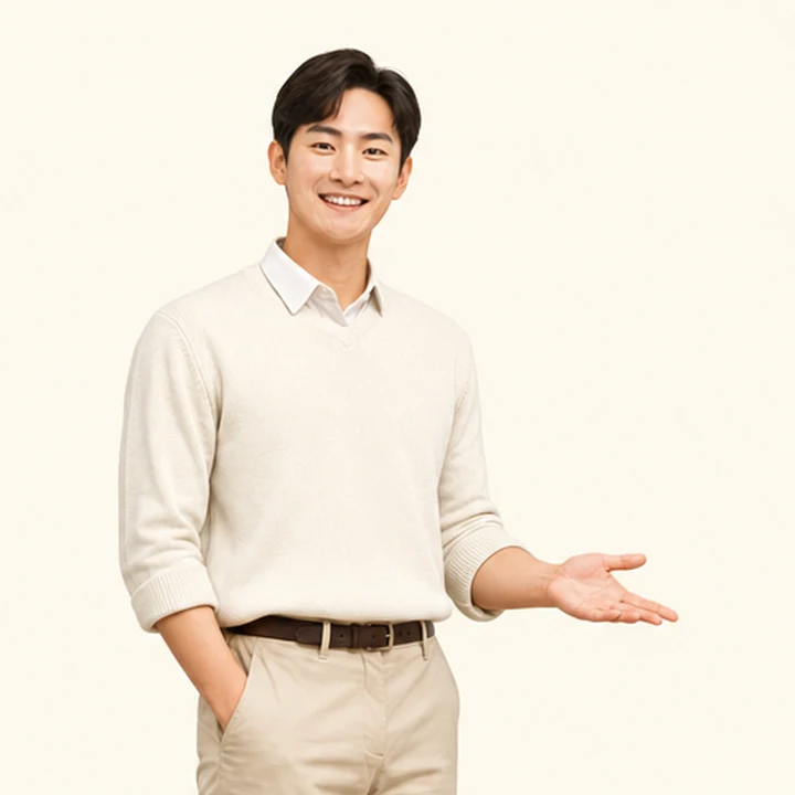 신용불량자 장기렌트 무보증 상담 신청을 안내하는 담당자